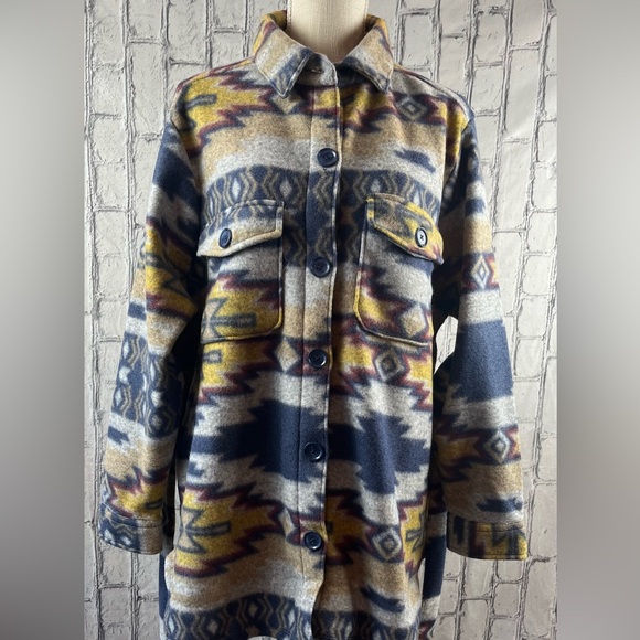 Alex& Parker Size:XL Women Button Up Jacket Soft Layering Long Sleeve Pockets - Picture 11 of 15